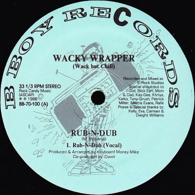 Wacky Wrapper – Rub-N-Dub / Yo Hoe Go Home (VLS) (1988) (FLAC + 320 kbps)