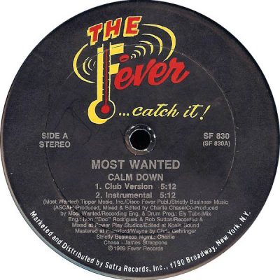 III Most Wanted – Calm Down (1989) (VLS) (320 kbps)