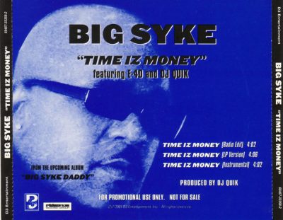 Big Syke – Time Iz Money (CDS) (2001) (320 kbps)