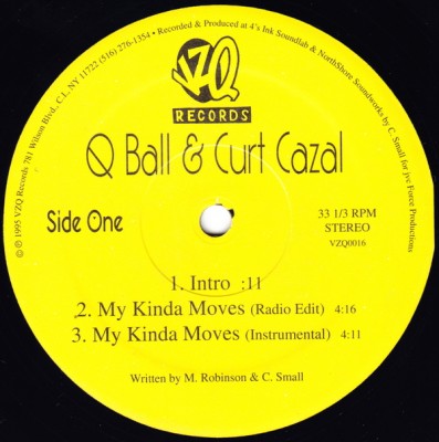 Q-Ball & Curt Cazal – My Kinda Moves (VLS) (1995) (FLAC + 320 kbps)