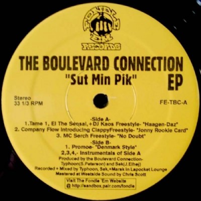 The Boulevard Connection – Sut Min Pik EP (Vinyl) (1998) (FLAC + 320 kbps)