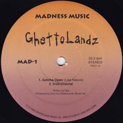Ghettolandz – Getcha Open (Like Nature) / Can He Come Out (VLS) (1995) (FLAC + 320 kbps)