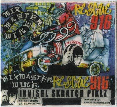Mix Master Mike ‎– Rescue 916 (Cassette) (1996) (VBR)