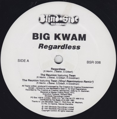 Big Kwam – Regardless (VLS) (1997) (FLAC + 320 kbps)