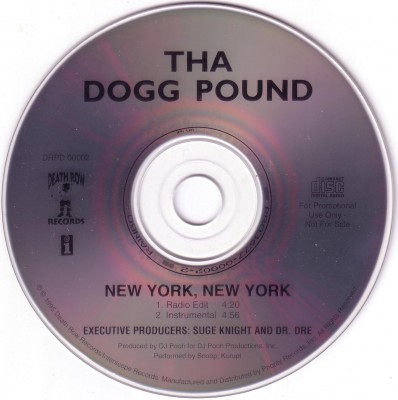 Tha Dogg Pound ‎– New York, New York (Promo CDS) (1995) (FLAC + 320 kbps)