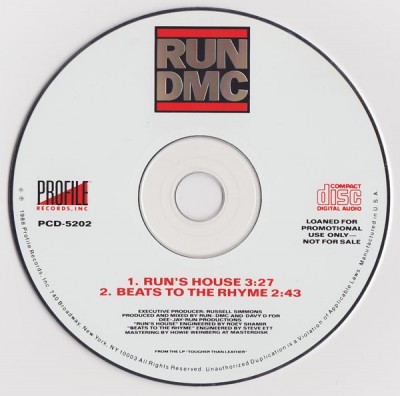 Run-DMC – Run’s House / Beats To The Rhyme (Promo CDS) (1988) (320 kbps)