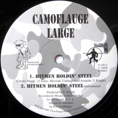 Camoflague Large Clique - Hitmen Holdin' Steel -bw- Cocbacda 9