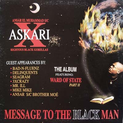Askari X – Message To The Black Man (CD) (1995) (320 kbps)