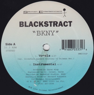 Blackstract – BKNY / Streets (VLS) (1996) (FLAC + 320 kbps)