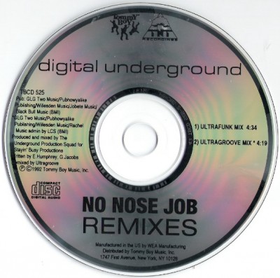 Digital Underground – No Nose Job (Remixes) (Promo CDS) (1992) (320 kbps)