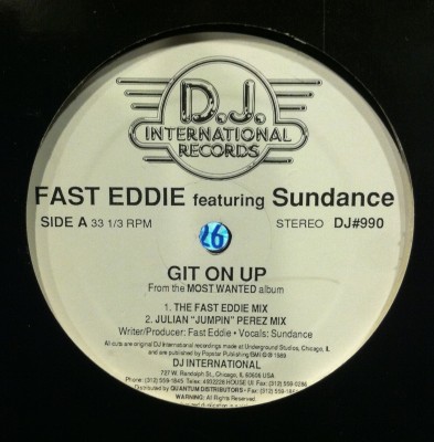 Fast Eddie (Feat. Sundance) – Git On Up (1989) (320kbps) (VLS)