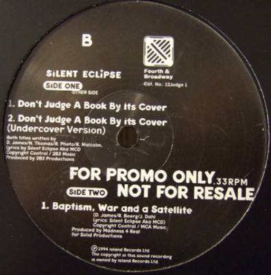 Silent Eclipse – Don't Judge A Book By It's Cover (1994) (Promo VLS) (320 kbps)