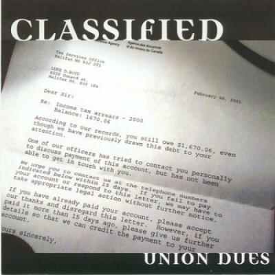 Classified – Union Dues (CD) (2001) (FLAC + 320 kbps)