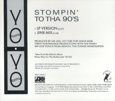 Yo-Yo ‎- Stompin’ To Tha 90’s (Promo CDS) (1990) (320 kbps)