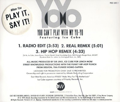 Yo-Yo – You Can’t Play With My Yo-Yo (Promo CDS) (1991) (320 kbps)