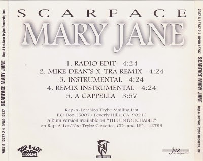 Scarface – Mary Jane (Promo CDS) (1997) (FLAC + 320 kbps)