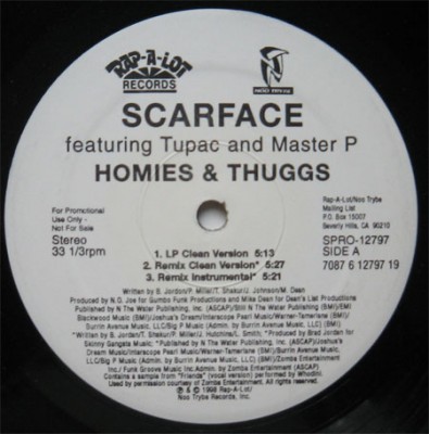 Scarface – Homies And Thuggs (VLS) (1998) (320 kbps)