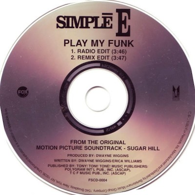 Simple E – Play My Funk (Promo CDS) (1994) (320 kbps)