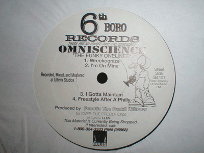 Omniscience – The Funky Oneliner EP (Vinyl) (1993) (FLAC + 320 kbps)