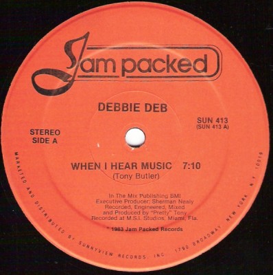 Debbie Deb – When I Hear Music (VLS) (1983) (320 kbps)