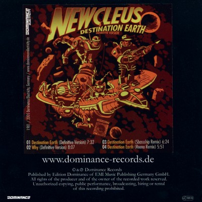 Newcleus – Destination Earth (Definitive Version) (CDS) (2005) (320 kbps)
