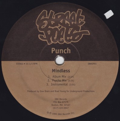 Street Poets – Mindless / Out Ta Flip (VLS) (1995) (FLAC + 320 kbps)