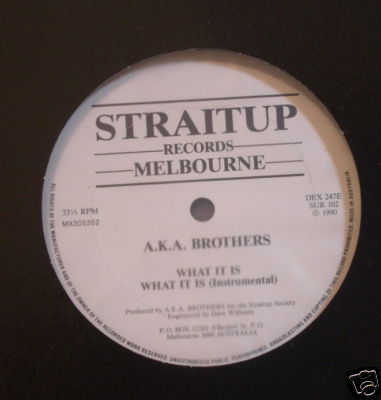 A.K.A. Brothers ‎– What It Is (VLS) (1990) (FLAC + 320 kbps)