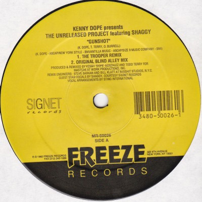 Kenny Dope The Unreleased Project – Gunshot (VLS) (1992) (FLAC + 320 kbps)