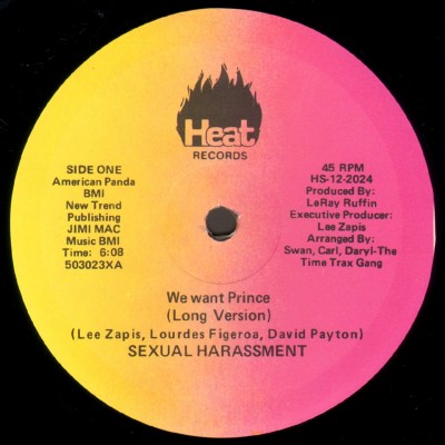 Sexual Harassment – We Want Prince (1984) (VLS) (FLAC + 320 kbps)