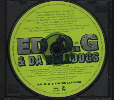 Ed O.G & Da Bulldogs – Love Comes And Goes (Promo CDS) (1994) (FLAC + 320 kbps)