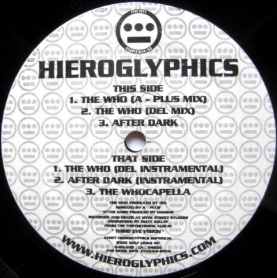 Hieroglyphics – The Who / After Dark (VLS) (1997) (FLAC + 320 kbps)