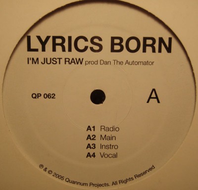Lyrics Born ‎– I’m Just Raw / Pack Up (Remix) (VLS) (2005) (320 kbps)