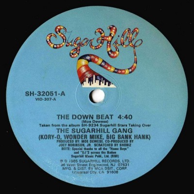 Sugarhill Gang ‎– The Down Beat (1985) (12”) (320 kbps)