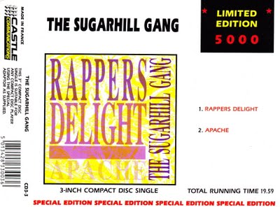 Sugarhill Gang ‎– Rappers Delight / Apache (1988) (CDS) (320 kbps)