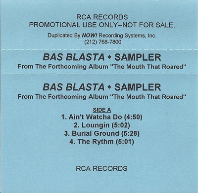 Bas Blasta – The Mouth That Roared Sampler (1994) (Cassette) (320 kbps)
