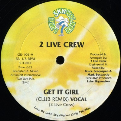 2 Live Crew – Get It Girl / Cut It Up (1987) (VLS) (FLAC + 320 kbps)