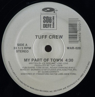 Tuff Crew ‎– My Part Of Town / Detonator (VLS) (1988) (320 kbps)