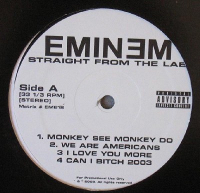 Eminem – Straight From The Lab EP (Vinyl) (2003) (FLAC + 320 kbps)