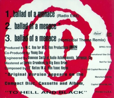 C.P.O. – Ballad Of A Menace (Promo CDS) (1990) (FLAC + 320 kbps)