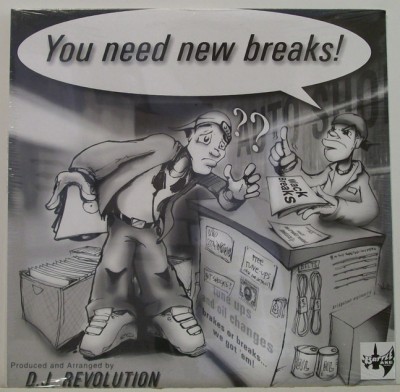 DJ Revolution – You Need New Breaks! EP (Vinyl) (2001) (FLAC + 320 kbps)