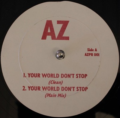 AZ – Your World Don’t Stop (Original Version) (Promo VLS) (1995) (FLAC + 320 kbps)