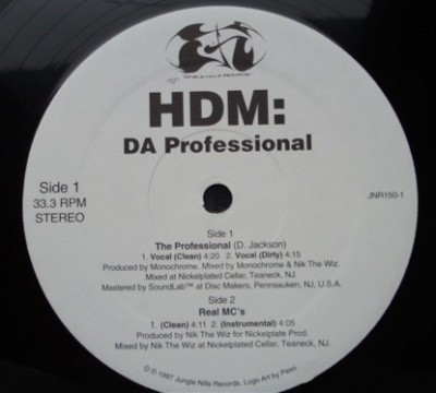 HDM – Da Professional (VLS) (1997) (FLAC + 320 kbps)