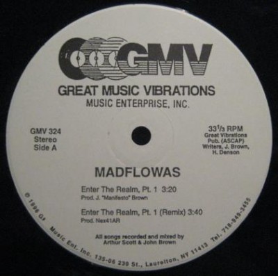 Madflowas – Enter The Realm Pt.1 (VLS) (1996) (320 kbps)