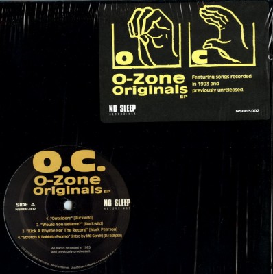 O.C. – O-Zone Originals EP (Vinyl) (2010) (320 kbps)