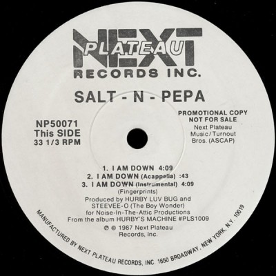 Salt-N-Pepa – I Am Down (Promo VLS) (1987) (320 kbps)