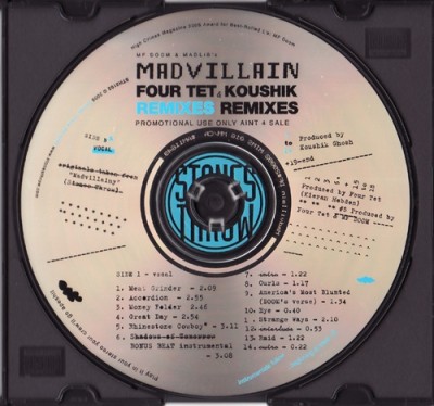 Madvillain – Four Tet & Koushik Remixes (CD) (2005) (FLAC + 320 kbps)
