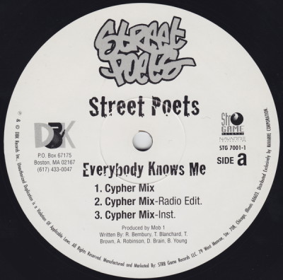 Street Poets – Everybody Knows Me (VLS) (1995) (FLAC + 320 kbps)