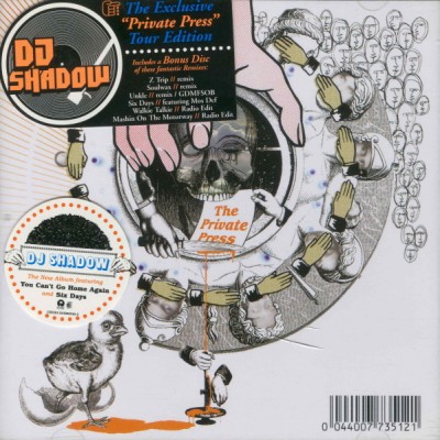 DJ Shadow – The Private Press (Tour Edition) (2xCD) (2002) (FLAC + 320 kbps)