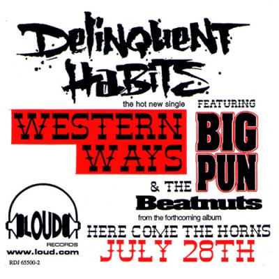 Delinquent Habits – Western Ways (CDS) (1998) (FLAC + 320 kbps)