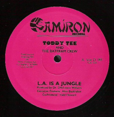 Toddy Tee & The Bateram Crew – L.A. Is A Jungle (VLS) (1985) (FLAC + 320 kbps)
